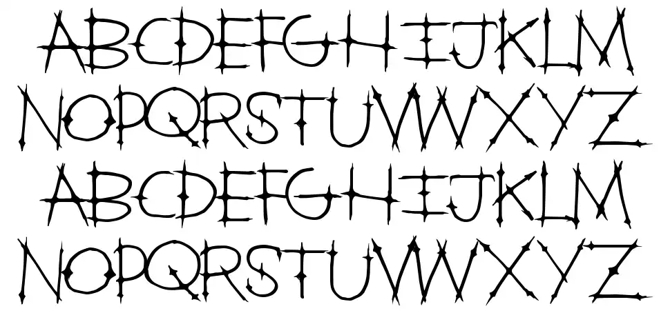 Heaven Gatefont specimens