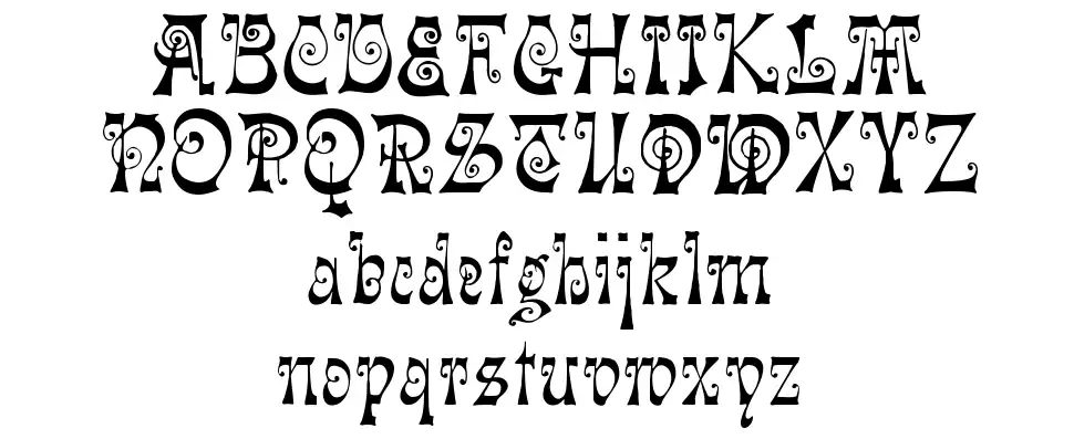 (Heidelberg) Espécimes (Heidelberg)font specimens