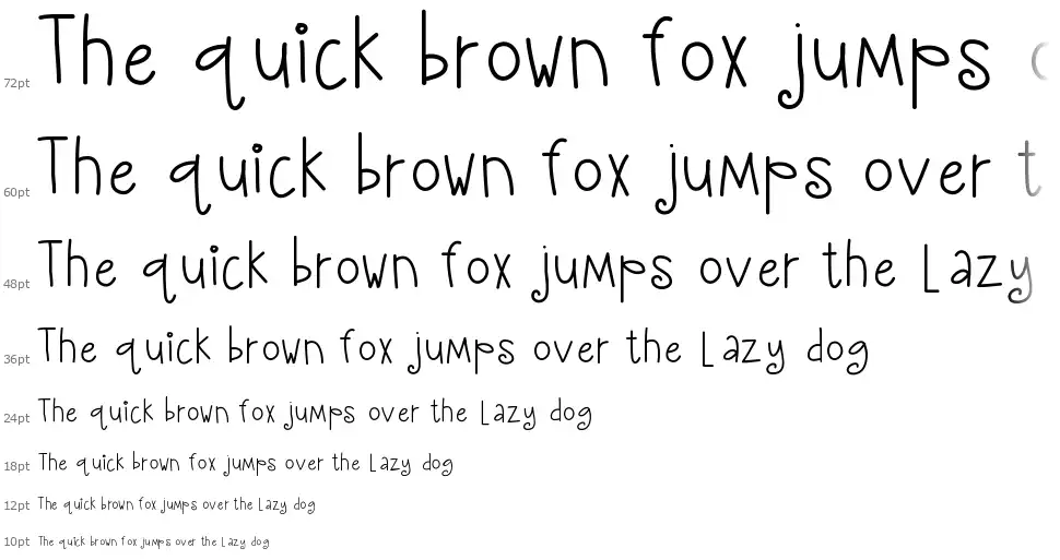 Hello Amazingfont waterfall