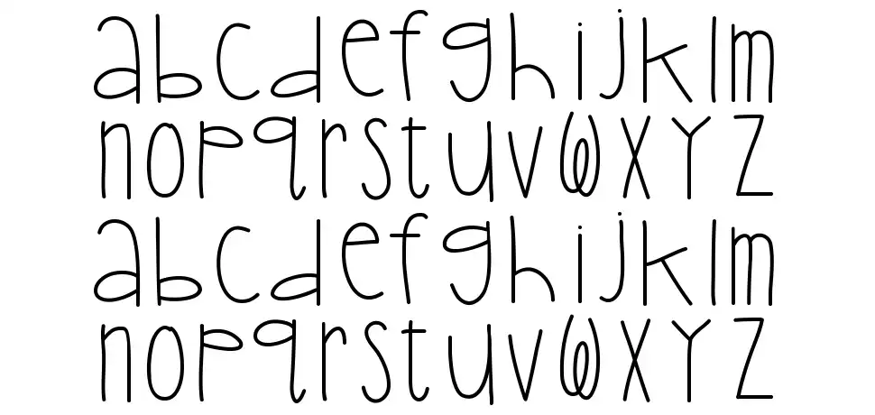 Hello Boyfriendfont specimens