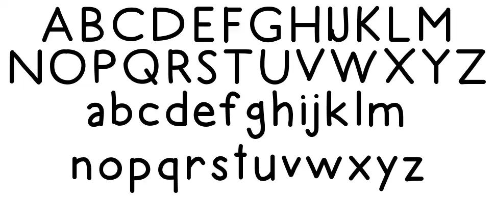 Hello Recessfont specimens