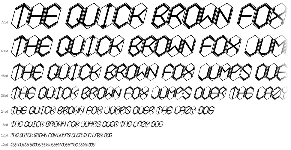 Hexcellentfont waterfall