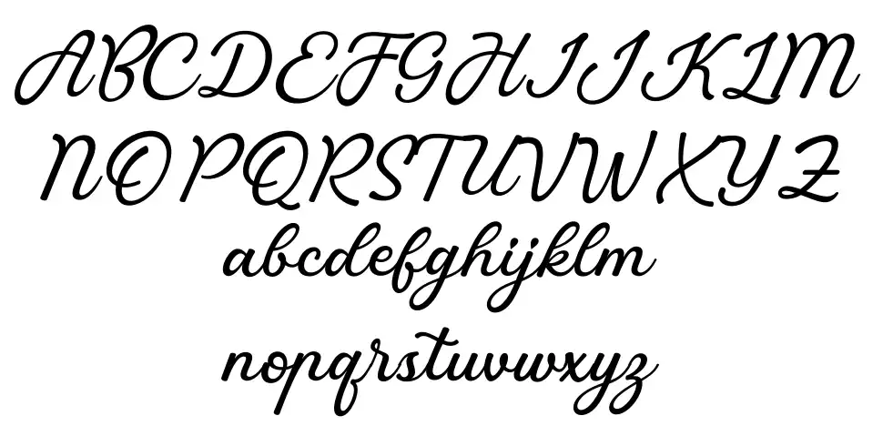 Highlinefont specimens