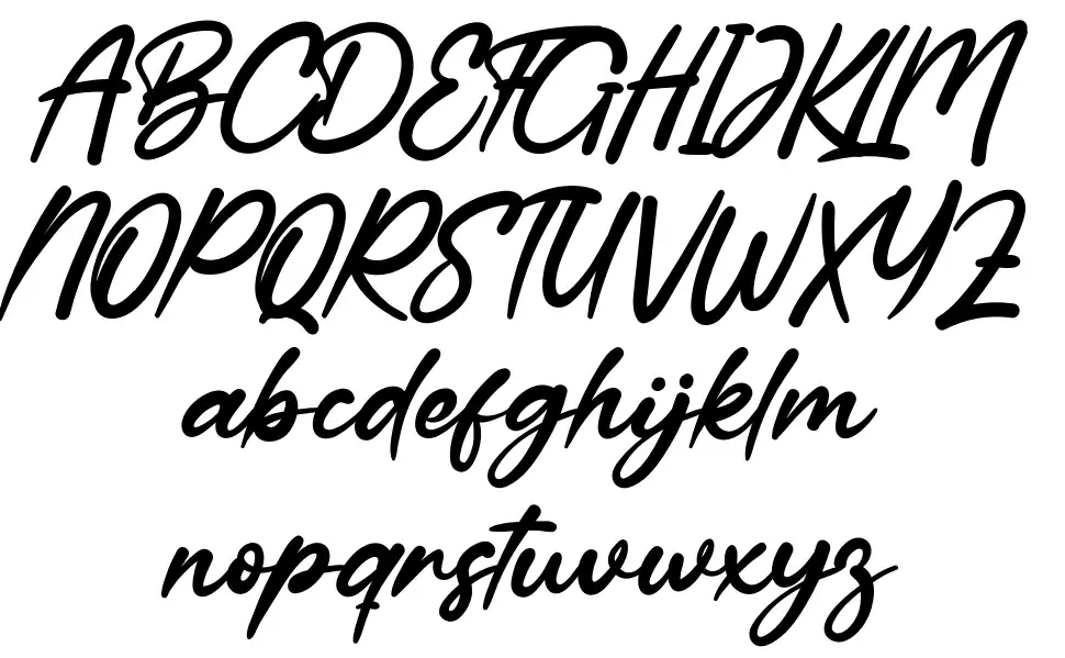 Homelovefont specimens
