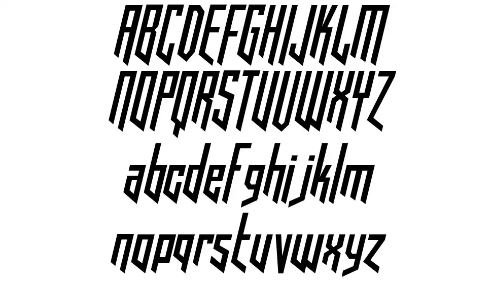 HookedUpOneOhOne-Regularfont specimens