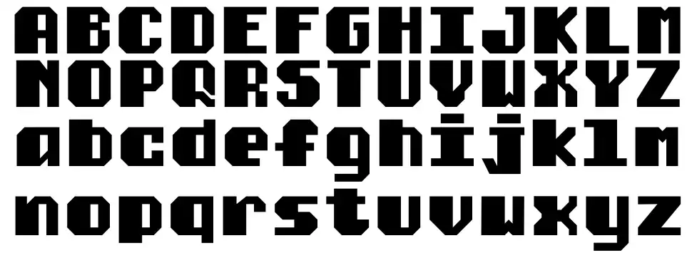 Hotheadfont specimens