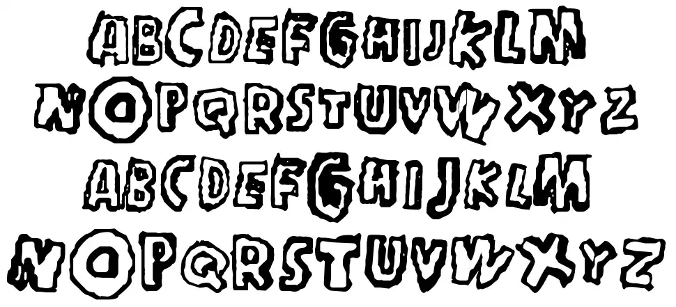 In my headfont specimens