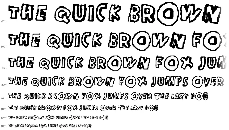 In my headfont waterfall