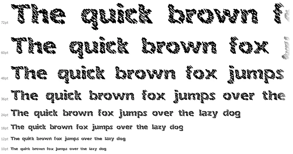 Ink Swipes BRKfont waterfall