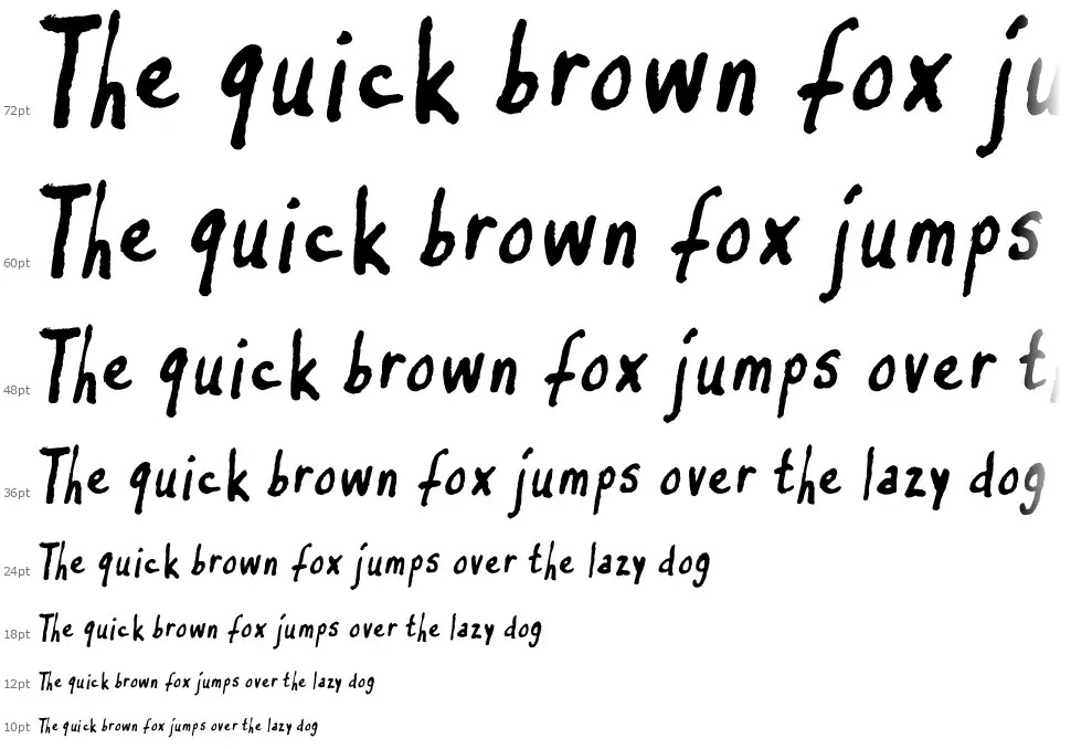 Inkyflutterbyfont waterfall