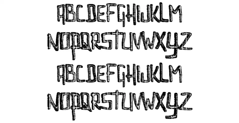 Interstellar Erosionfont specimens