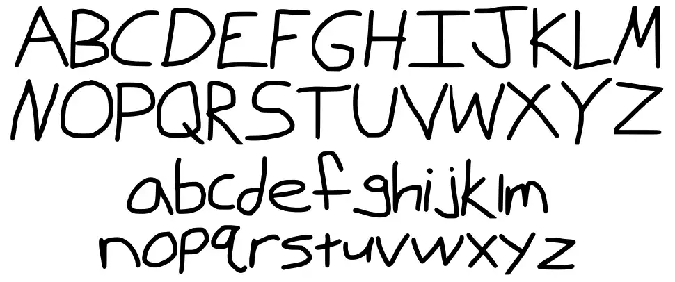 Jake Bitch Dudefont specimens