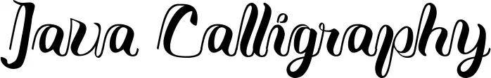 Java Calligraphy