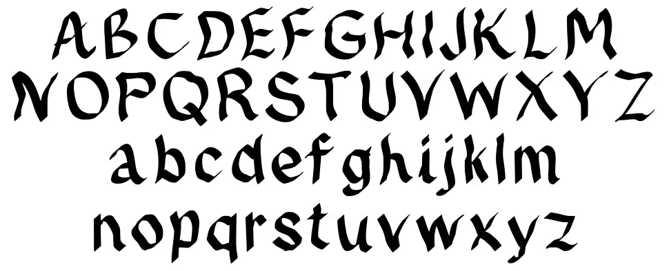 JD Fynxfont specimens