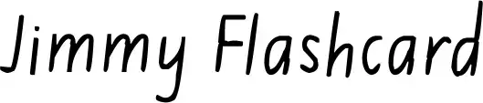 Jimmy Flashcard