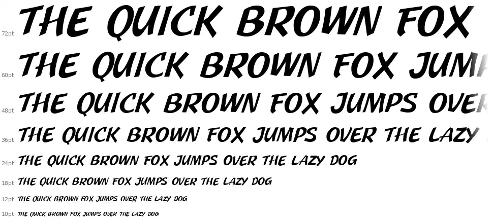 JMH Pulp Paperbackfont waterfall