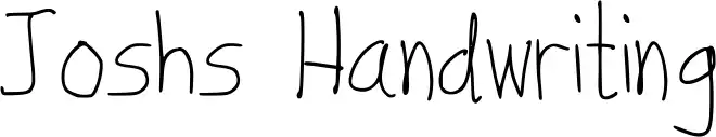 Joshs Handwriting