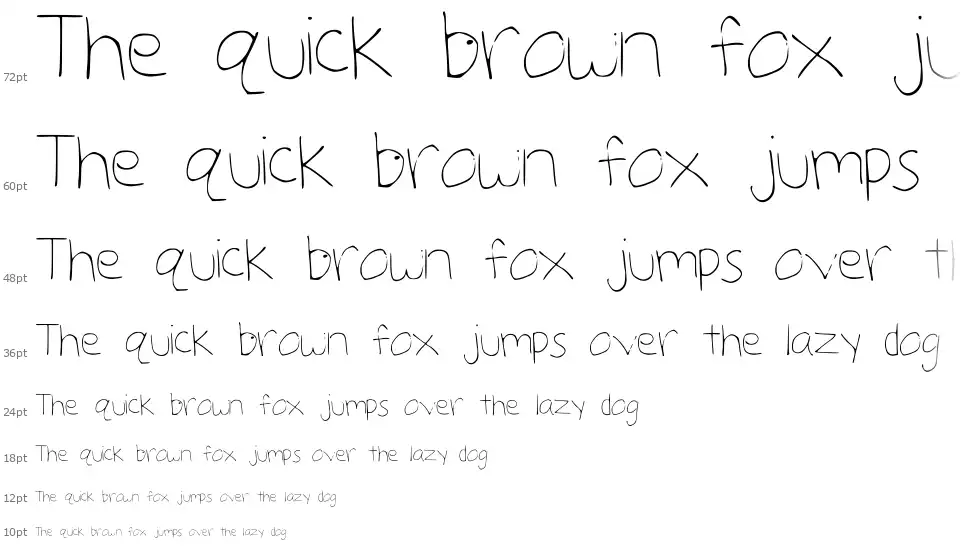 Julialiciousfont waterfall