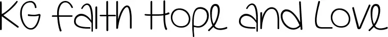 KG Faith Hope and Love
