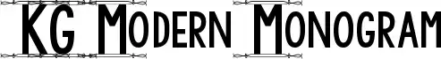 KG Modern Monogram