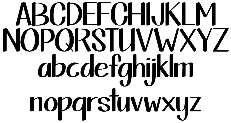 KG This Is Not Goodbyefont specimens
