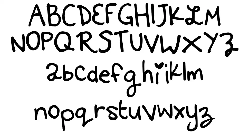Kittyspoonfont specimens