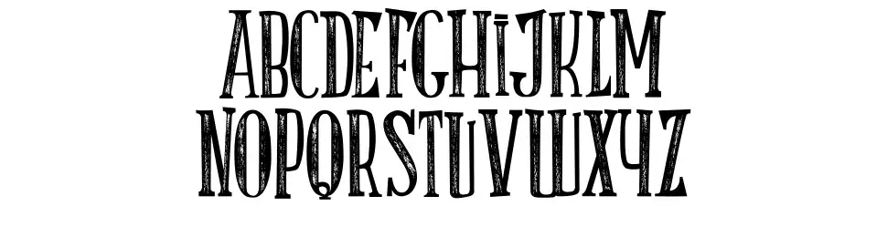 La Truite font specimens