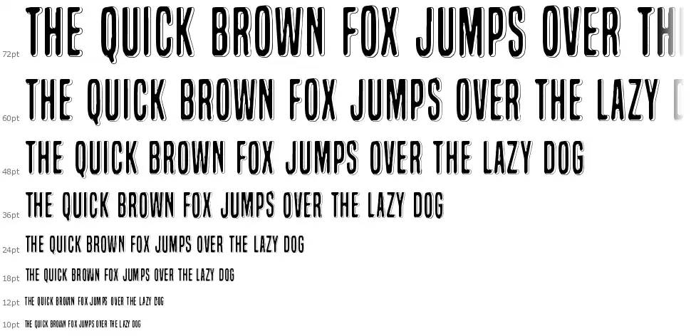 Lazy Opossumfont waterfall