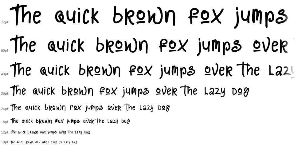 Lazy Quotesfont waterfall