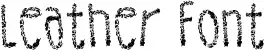 Leather Font