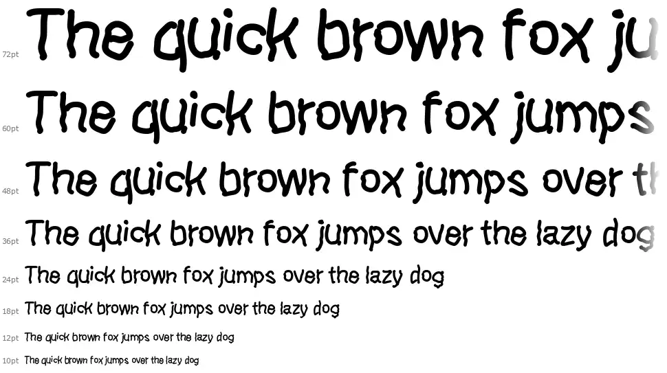 Left Hand Kidsfont waterfall