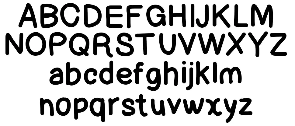 Lettre Gaellefont specimens
