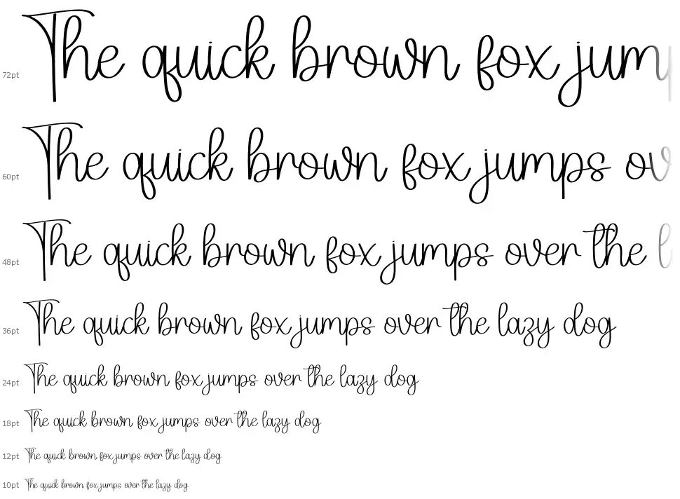 Lightning scriptfont waterfall