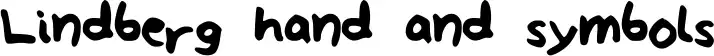 Lindberg hand and symbols