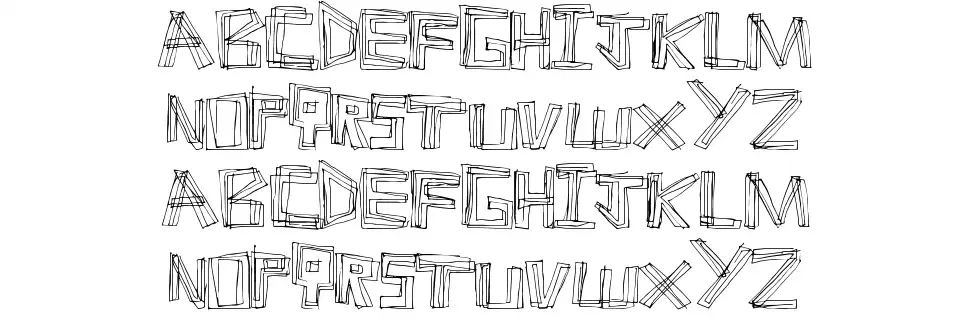 Line Feverfont specimens