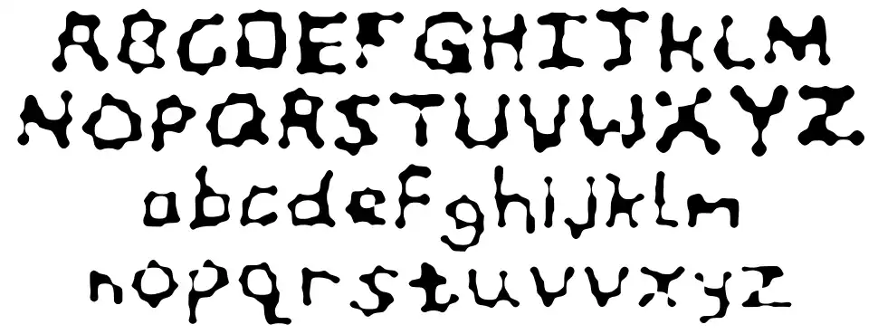 Little Blobfont specimens