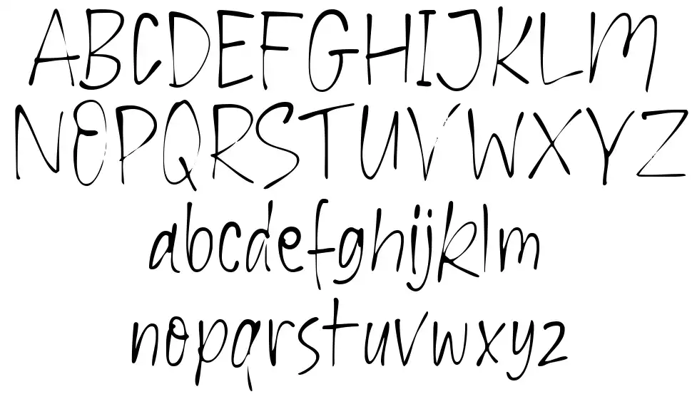 Little Tokyofont specimens