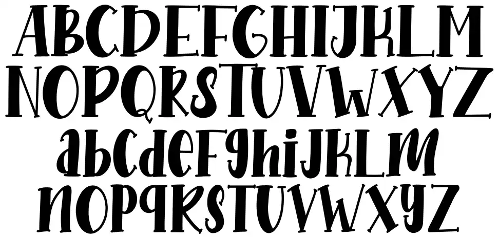 Love Babefont specimens