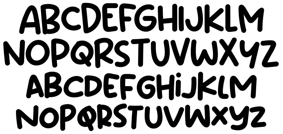 Mabookfont specimens