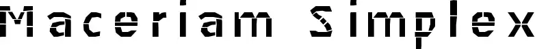 Maceriam Simplex