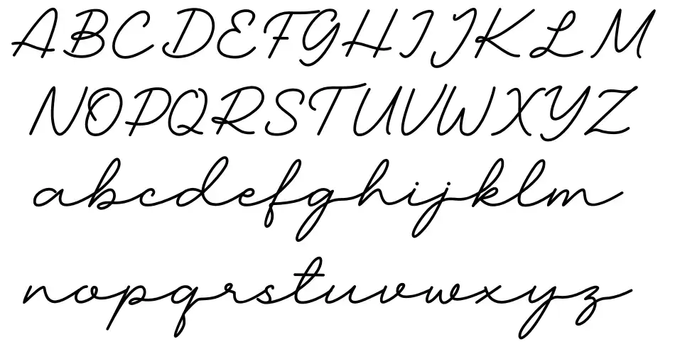 Madore Signature Espécimes Madore Signaturefont specimens