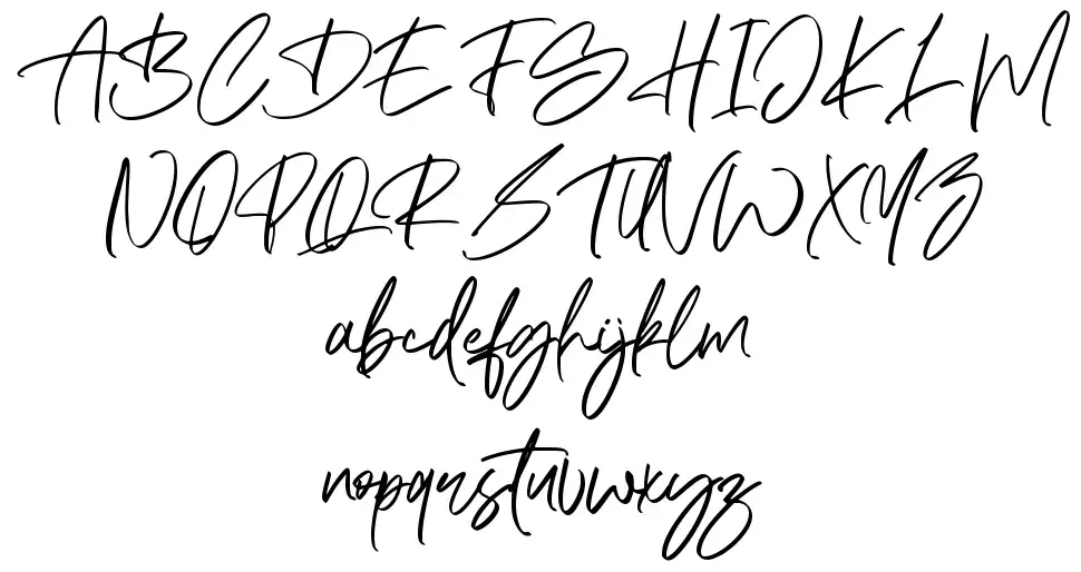 Maitland Scriptfont specimens