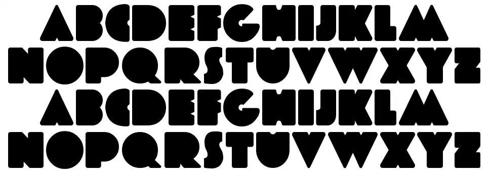 Major Minusfont specimens