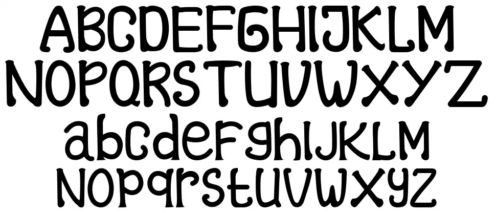 Marry Qweenfont specimens