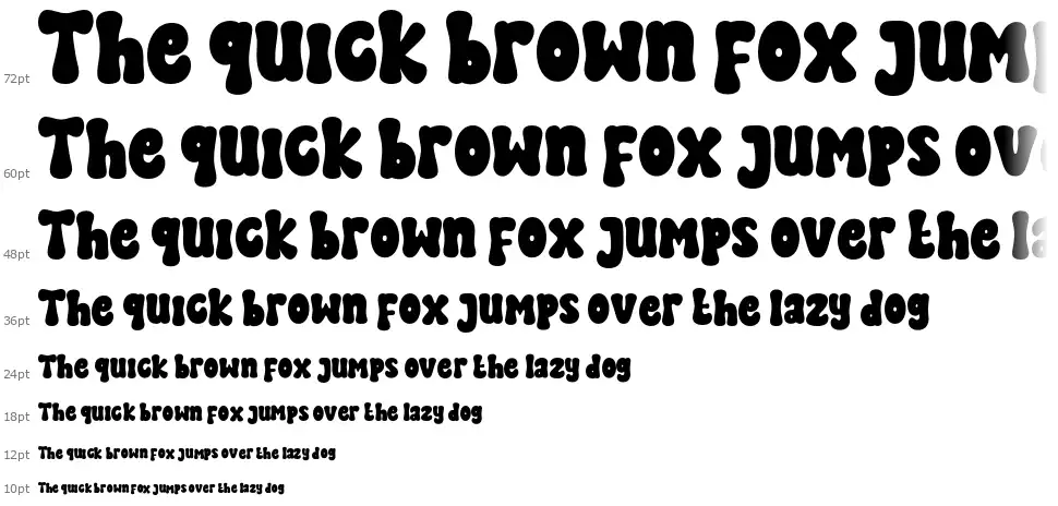 Master Retro Cascata Master Retrofont waterfall