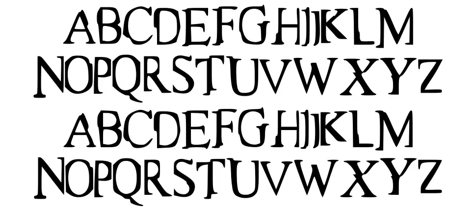 Matrixfont specimens
