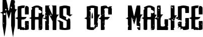 Means of malice