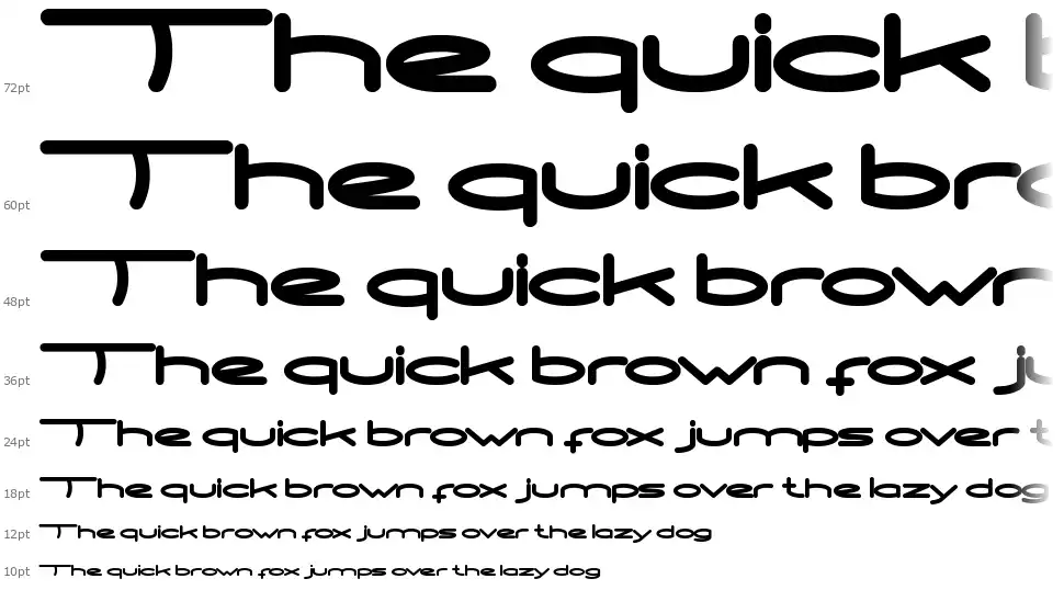 Metro Cityfont waterfall