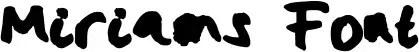 Miriams Font