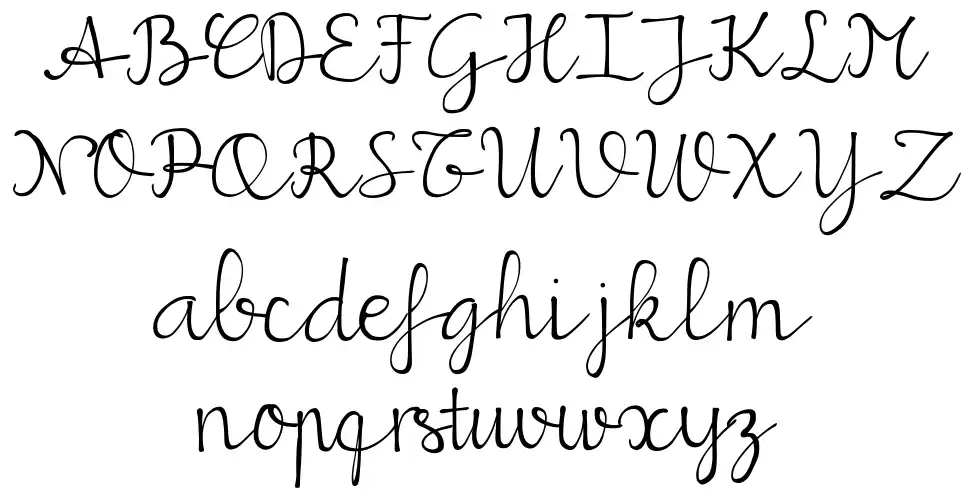 MiuScriptfont specimens